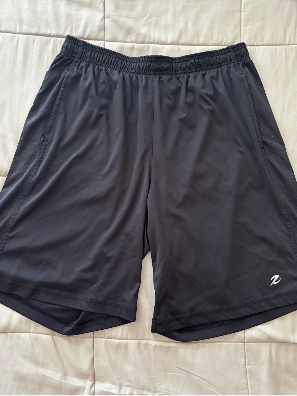 Men's Black Athletic Shorts Sz Large